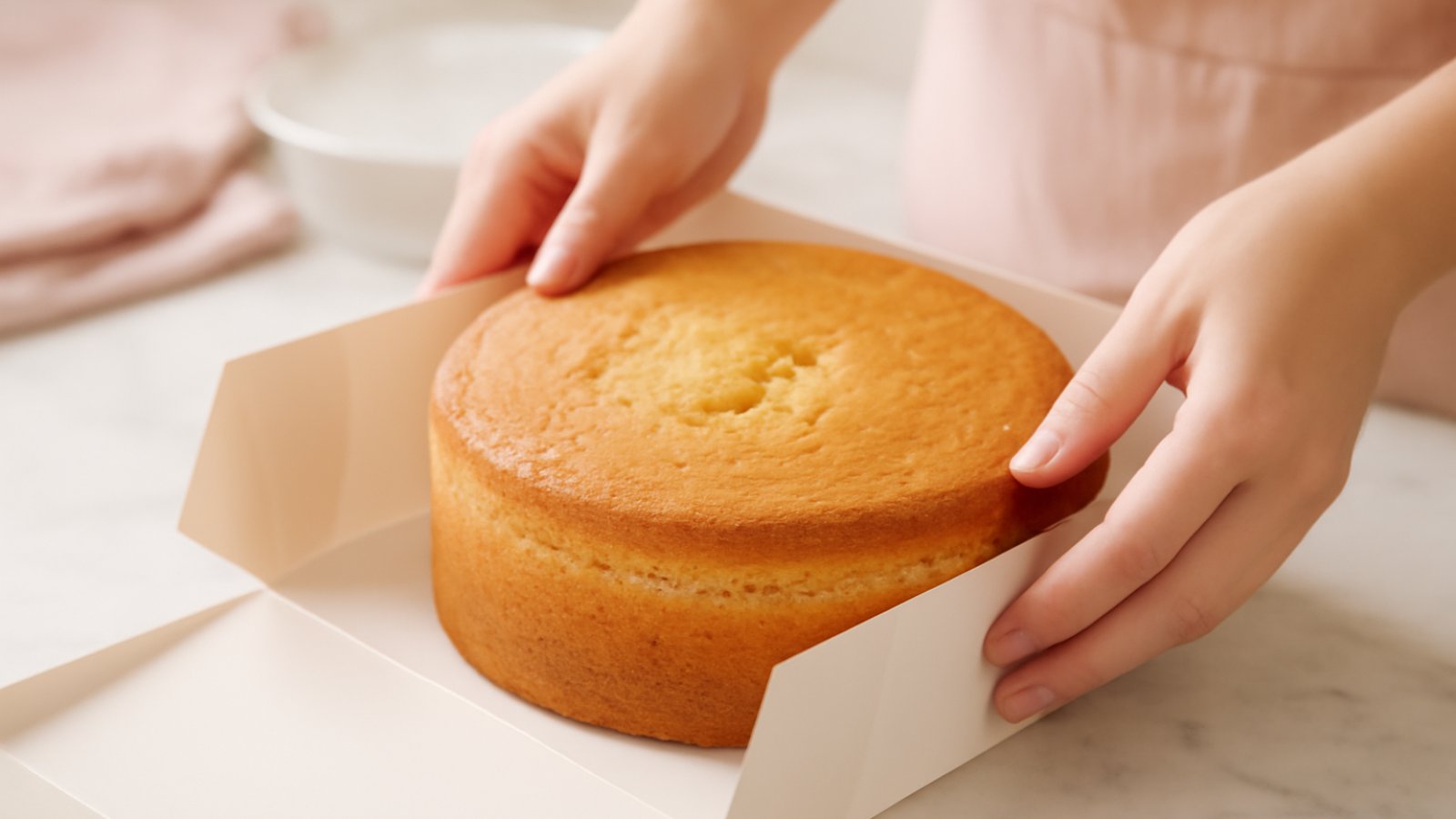 Bien emballer et transporter un gâteau fait maison