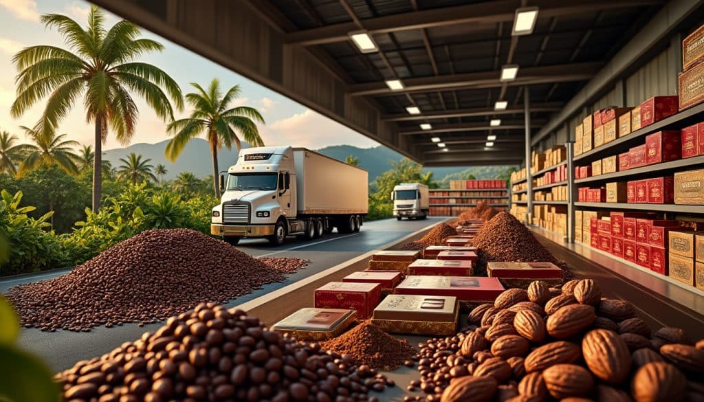 Grossiste de chocolat de Noel : les circuits d&rsquo;approvisionnement