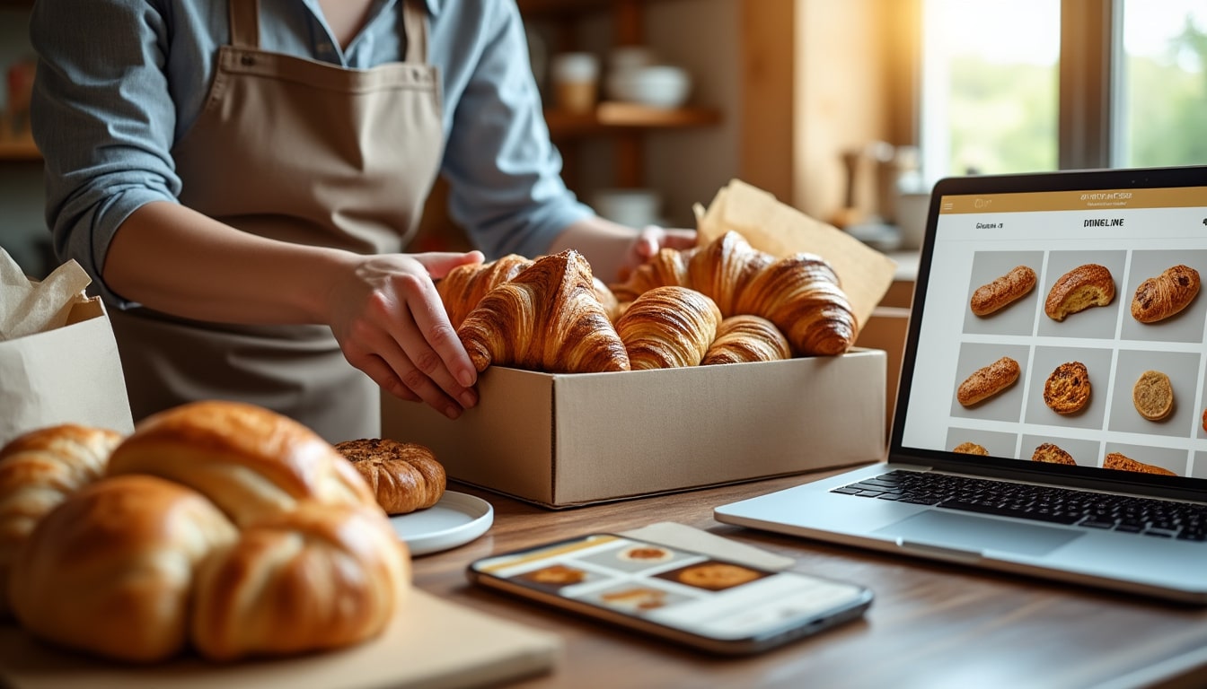Vendre en ligne des produits de boulangerie : ce qui est possible